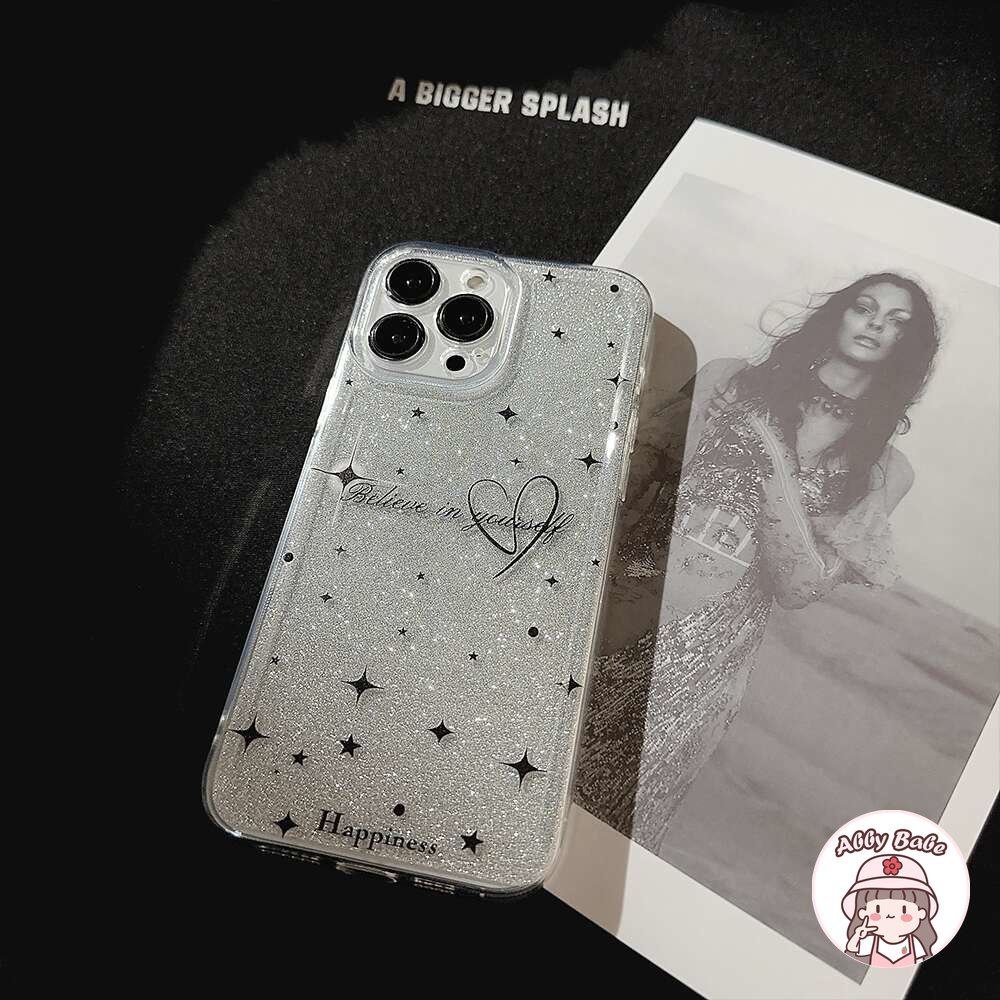 Ốp Điện Thoại TPU Mềm Trong Suốt Chống Va Đập Chống Bụi In Chữ Cho IPhone 14 Pro Max 13 12 11 Pro Max