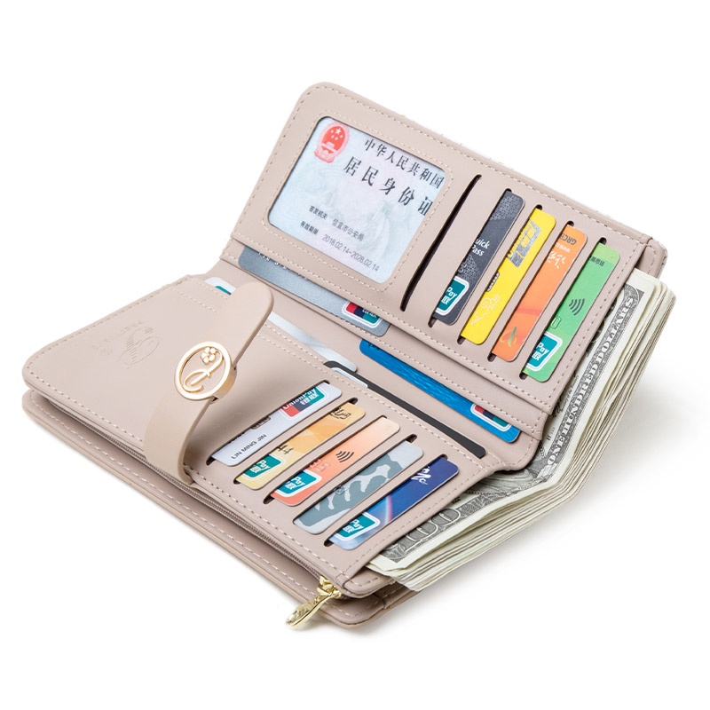 Ví Nữ Dài Thời Trang Có Khóa Kéo