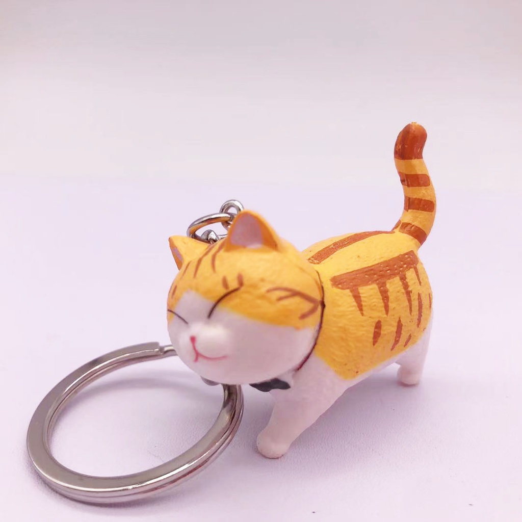 Cute cat Keychains Cute Keychain Car Key Chains Kawaii Anime Toys Kids Christmas Gift