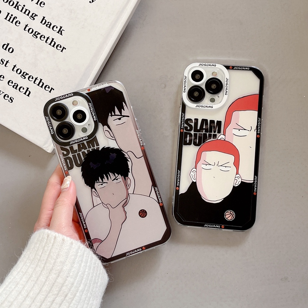 Ốp Điện Thoại TPU Silicon Mềm Trong Suốt Chống Sốc In Hình Nhân Vật Hanamichi Sakuragi Cho iPhone 14 13 12 11 PRO XS XR Max 7 8 Plus