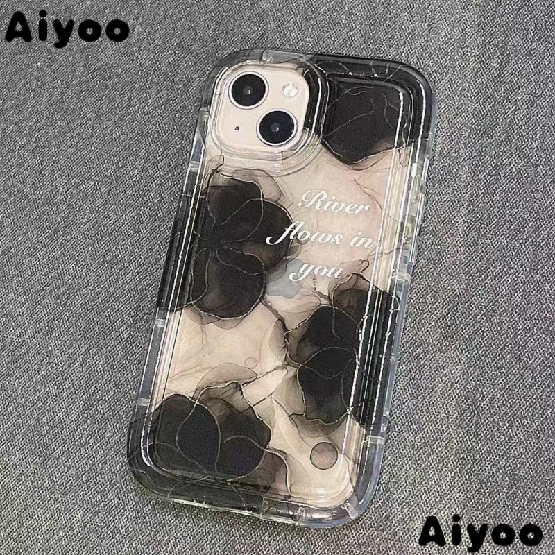 ✅Ốp Điện Thoại Mềm Chống Sốc Họa Tiết Tranh Sơn Dầu Cho iPhone 13 12Promax xr 11 14Inch 2JRS