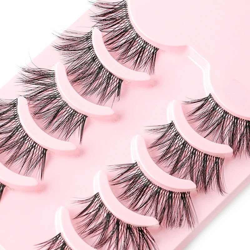 Bộ 5 Cặp Lông Mi Giả Cong / Dài Tự Nhiên