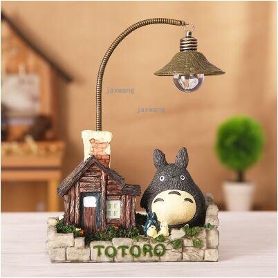 Mô Hình Tiểu Cảnh "Ngôi Nhà Mèo Totoro Mini" Đèn Ngủ Trang Trí Phòng Ngủ Nhựa Thủ Công Mỹ Nghệ, Quà Tặng Sinh Nhật