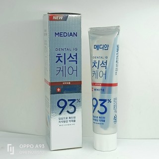 Kem đánh răng median dental iq tartar protection toothpaste - white