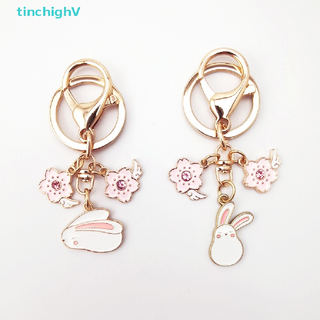 Móc Khóa Hình Thỏ Hoạt Hình Sakura Sáng Tạo Cho Nữ