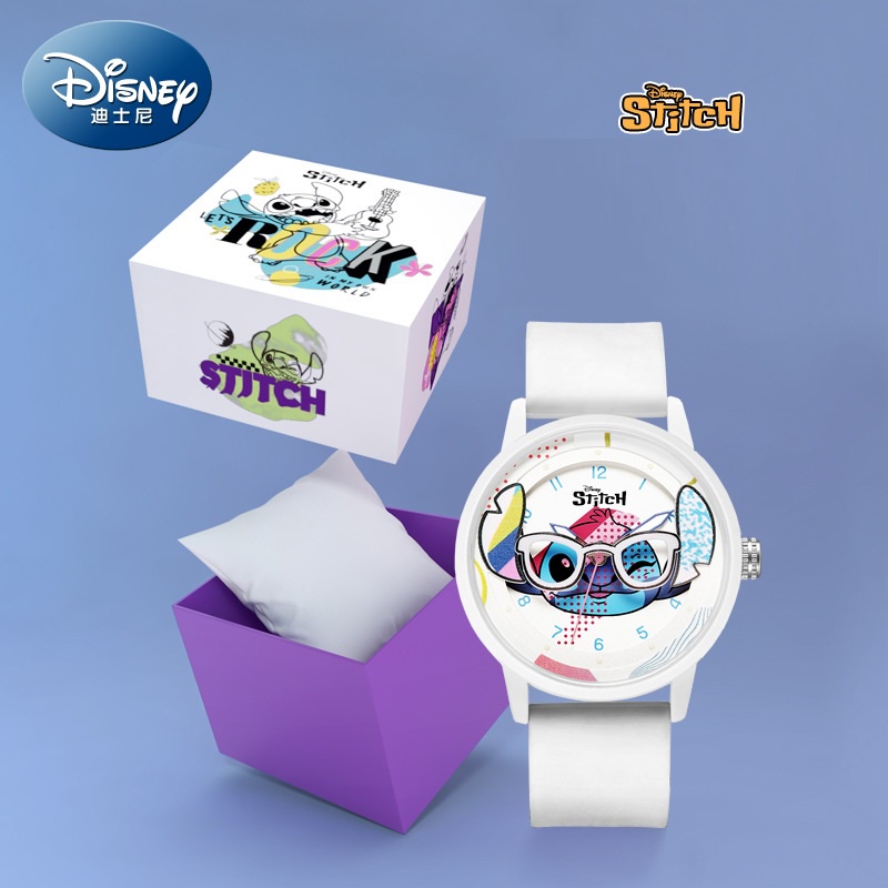 Nhân Vật Lilo Disney Dễ Thương Xinh Xắn &amp; Đồng Hồ Đeo Tay Hoạt Hình 3D Dây Silicone Cho Bé