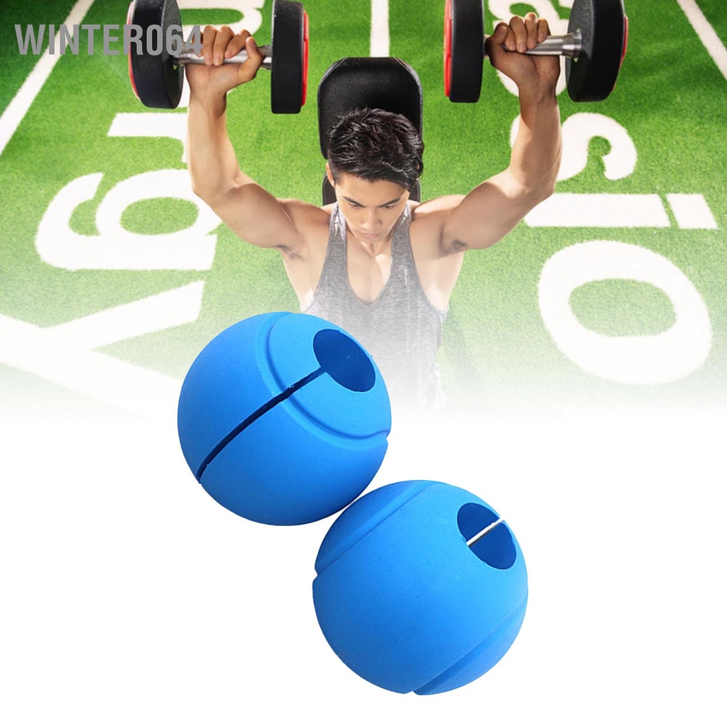 Winter064 2 Quả Tạ Cầm Silicone Dày Barbell Trọng Lượng Thanh Cho 25Mm 28Mm 30Mm Barbells Và