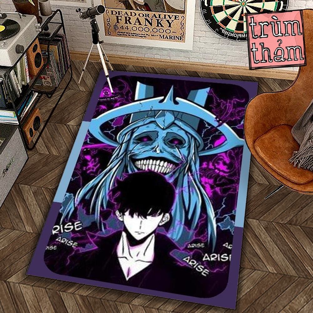 Thảm Trang Trí Wrightz Solo Leveling Manhwa Hàn Quốc Truyện Tranh Decor Phòng Ngủ Phòng Khách Văn Phòng