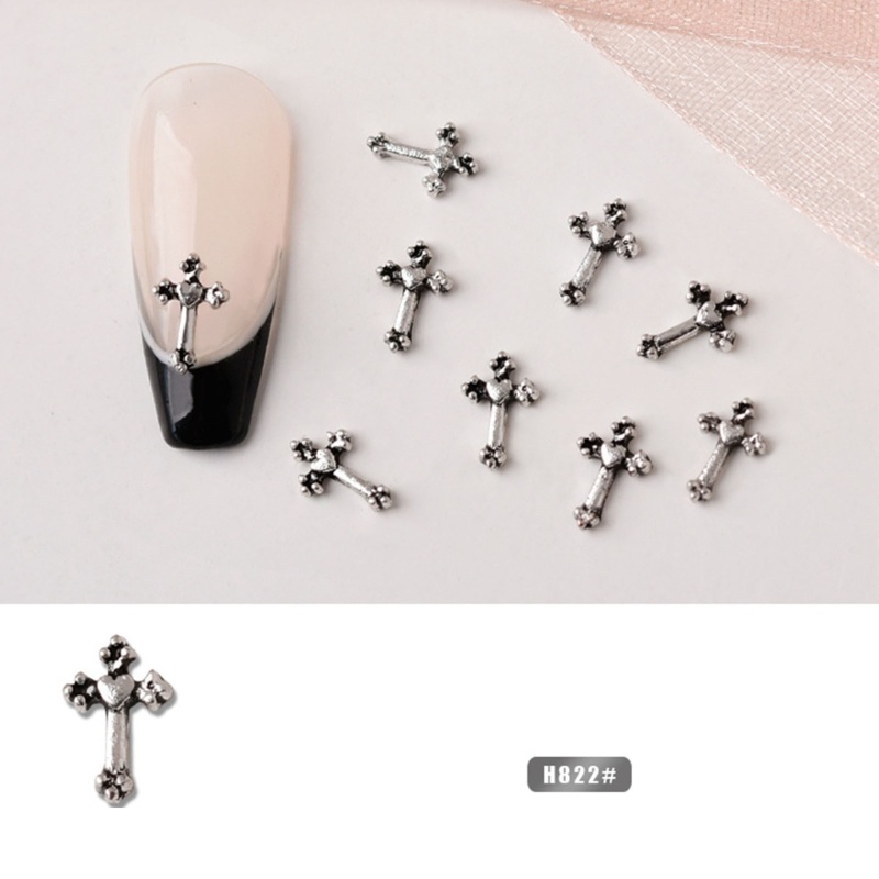 Phụ Kiện Trang Trí Móng Tay 3D Bằng Kim Loại Xinh Xắn