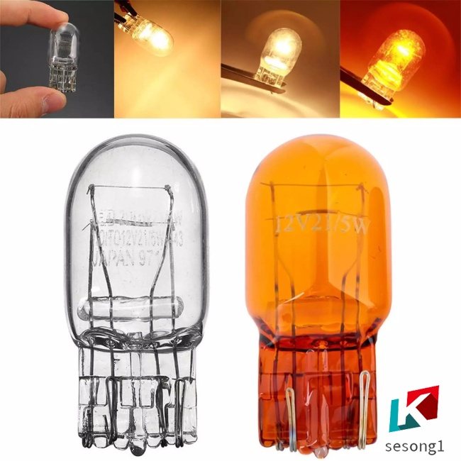 Bóng Đèn Xi Nhan Halogen SESONG T20 3800k 7443 7440 W21 / 5w Cho Xe Hơi