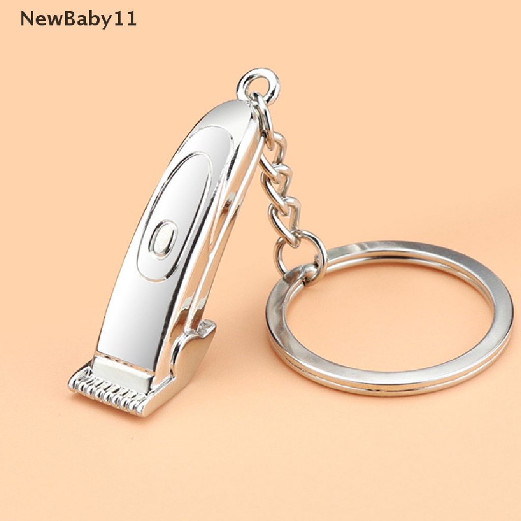 Newbaby Móc Khóa Mặt Hình Máy Cạo Râu Tóc Trang Sức Cho Tiệm Cắt Tóc.