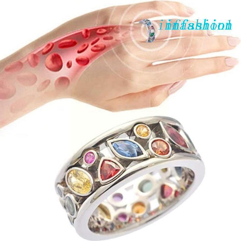 Nhẫn Hợp Kim Đính Pha Lê Thanh Lịch Cho Nữ