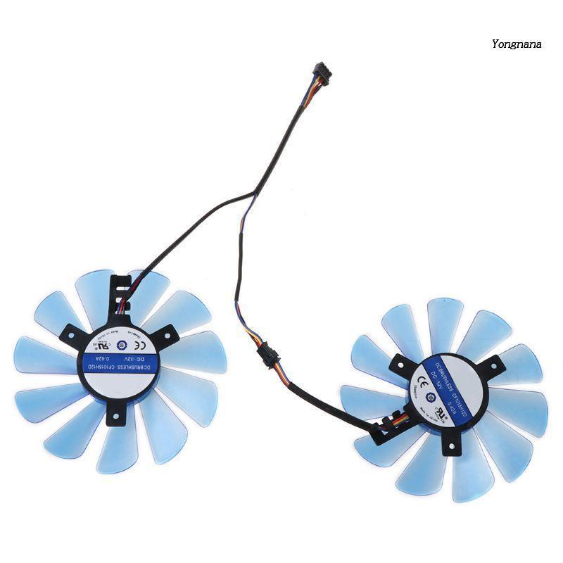Bộ 2 Quạt Làm Mát 85mm GPU VGA RX480 RX570 RX470 Chuyên Dụng
