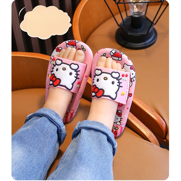 Dép Đi Trong Nhà Tắm Chống Trượt In Hình Cinnamoroll Melody Melody Sanrioed Đáng Yêu Mùa Hè Mới Cho Trẻ Em