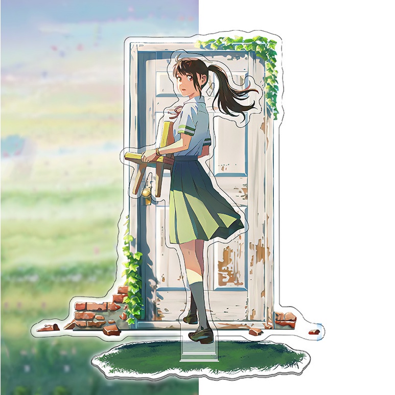 Giá Đỡ Mô Hình Nhân Vật Anime Bằng Acrylic YB2 Suzume no Tojimari