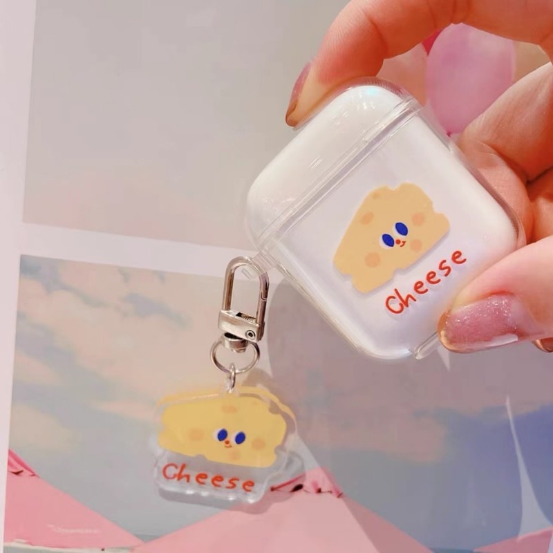 Vỏ Bảo Vệ Hộp Sạc Tai Nghe Bluetooth Không Dây airpods pro 1 2 3 pro2 2022 Bằng tpu Mềm Trong Suốt Họa Tiết Hoa Xinh Xắn