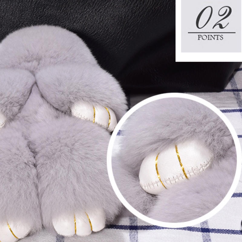 Móc Khóa Thỏ Bông Dễ Thương Xinh Xắn