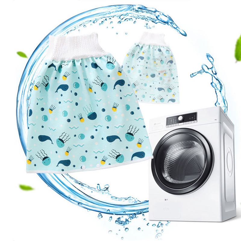 Tã Dạng Chân Váy Làm Bằng Cotton Chống Thấm Nước Dành Cho Bé Thiết Kế Chất Lượng Cao