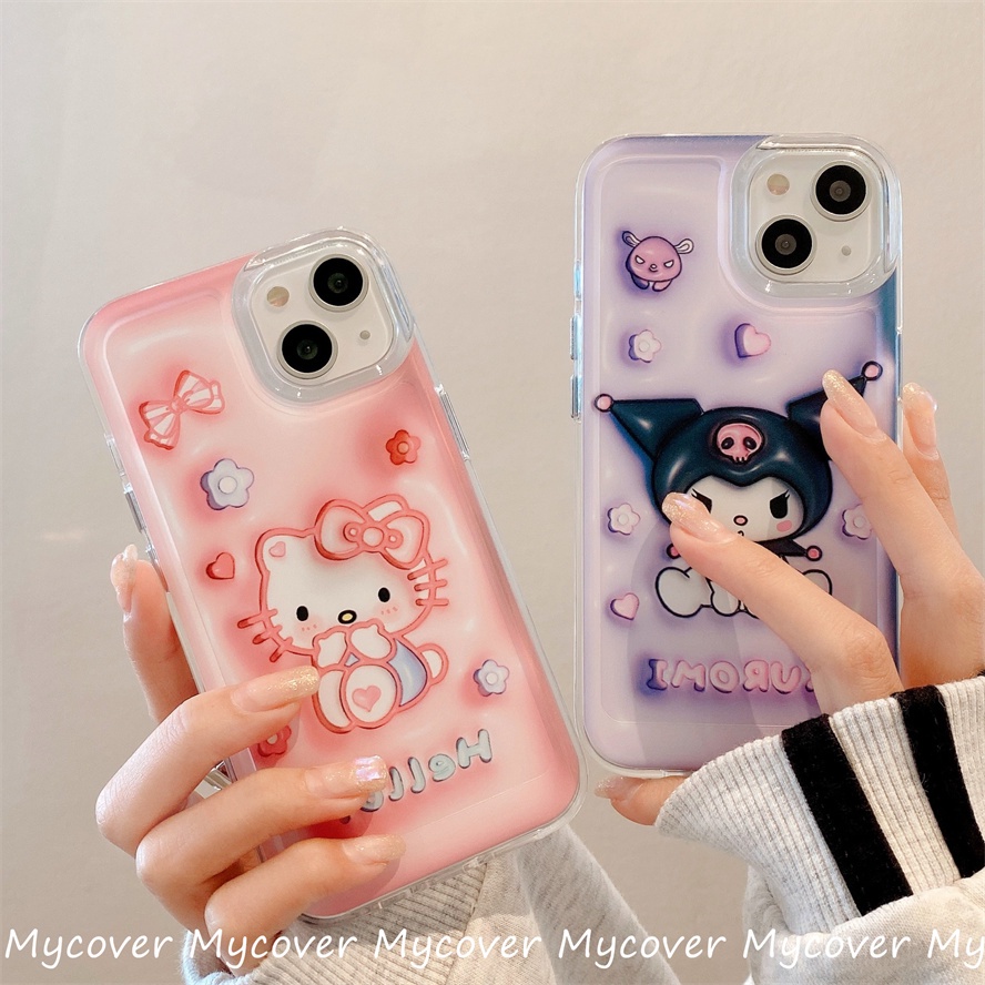 Ốp Điện Thoại Mềm Chống Sốc In Hình Mèo 3D Cho iPhone 14 13 12 11 Pro Max SE2020 X Xr Xs Max 8 7 Plus