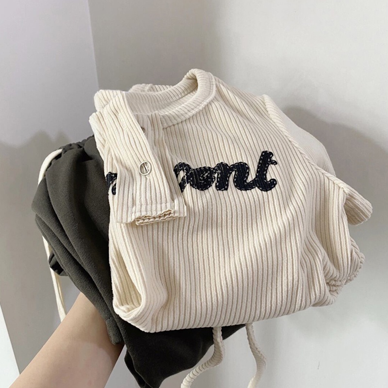 Áo thun NRVP tay ngắn dáng ôm in họa tiết độc đáo thời trang đường phố Hàn Quốc cho nữ