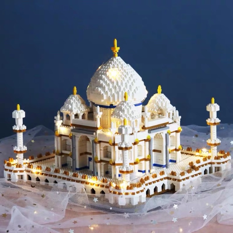 Đồ Chơi Lắp Ráp Taj Mahal Lâu Đài Tuyết Lớn Mẫu Tòa Lâu Đài Disney