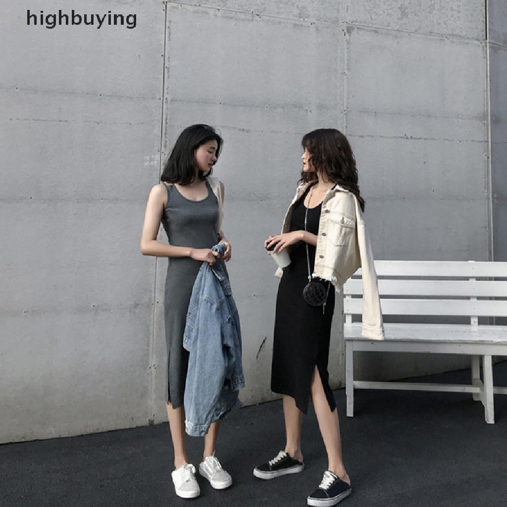 Đầm Hai Dây Hở Lưng Thời Trang Mùa Hè Quyến Rũ Cho Nữ