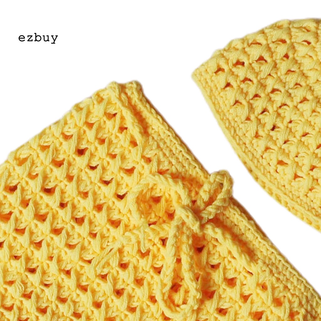 1 Bộ Đồ Ngủ Bằng Len Chống Rách Dễ Thương Dùng Làm Đạo Cụ Chụp Ảnh Cho Bé Sơ Sinh