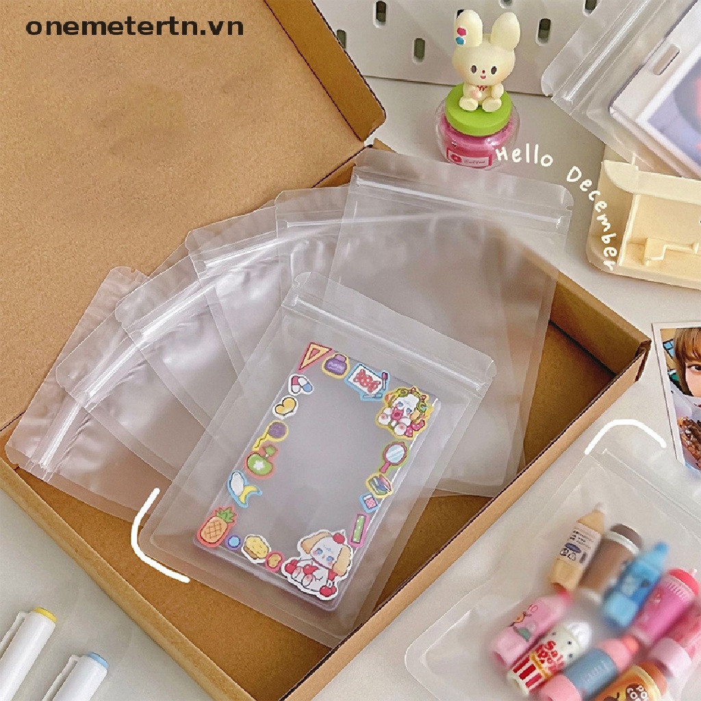 Set 10 Túi Đựng Thực Phẩm / Trà / Trái Cây Trong Suốt Tiện Dụng