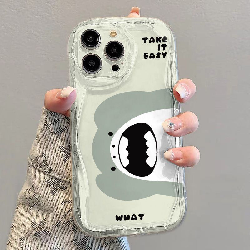 ✅Ốp Điện Thoại Mềm Trong Suốt Chống Sốc Hình Cá Mập Nhỏ ZOA4 Cho iPhone14 / 13promax 12 / 11 7 / 8p xsxr