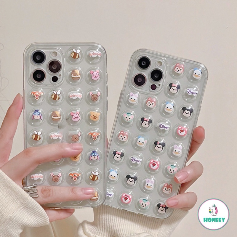 Ốp Điện Thoại TPU Mềm Chống Rơi Hình Chuột Hoạt Hình 3D Cho IPhone 14 Pro Max 14 13 12 11 Pro Max