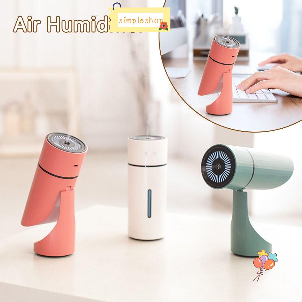 Máy Phun Sương Tạo Độ Ẩm Không Khí Màu Trắng Có Thể Điều Chỉnh Góc Tiệ