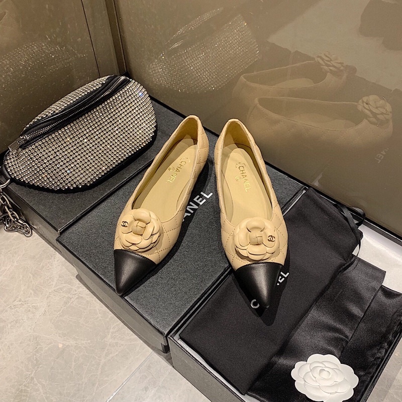 Xăng đan Bằng Da Mũi Nhọn Thời Trang Dành Cho Nữ