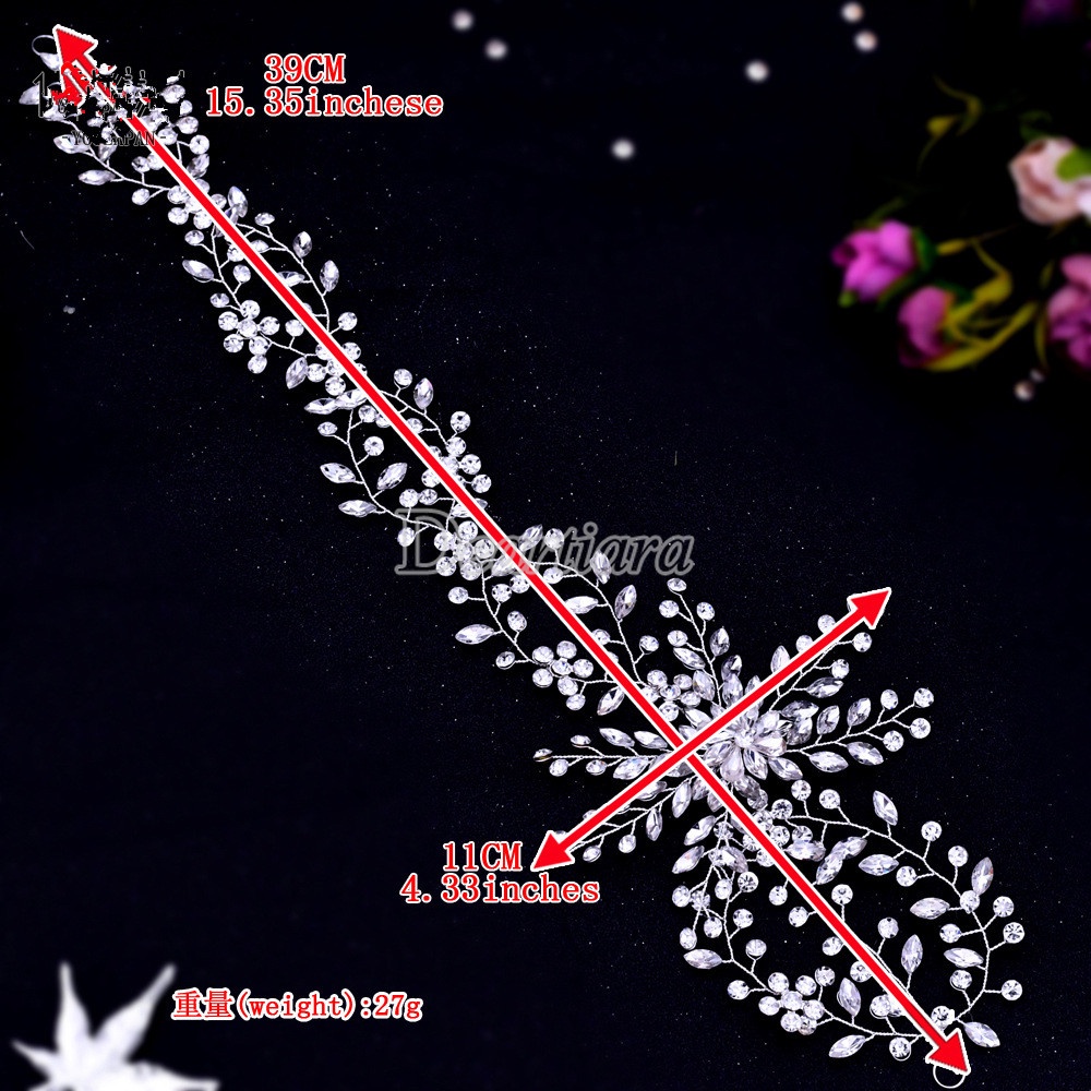 Cài Tóc Đính Đá Thời Trang Cho Cô Dâu