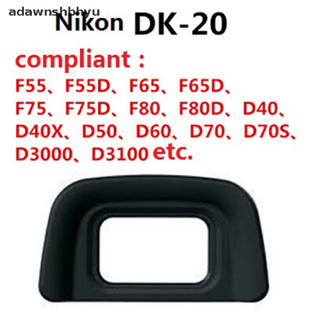 adawnshbhyu DK-20 Rubber Eyecup Eyepiece For NIKON D5100 D3100 D3000 D50 D60 D70S D5200 VN