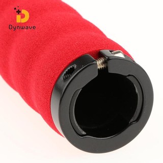 Tay cầm không tay cầm Xe đạp leo núi Tay cầm cao su xốp lượn sóng màu đỏ