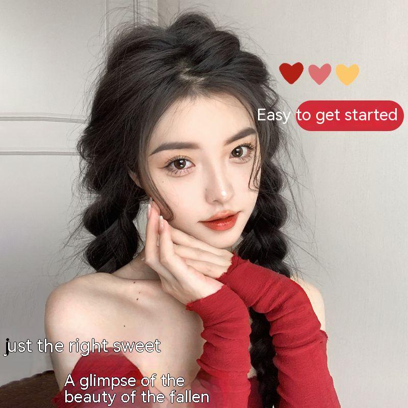 Tóc Giả Thắt Bím Đuôi Ngựa Dài Dễ Thương Cho Nữ