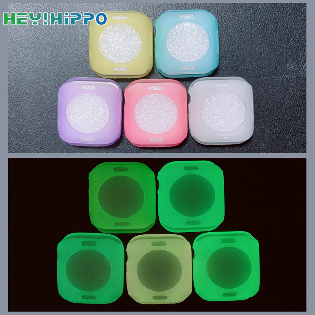 Ốp Bảo Vệ Bằng silicone Mềm Chống Rơi Phát Sáng Ban Đêm Cho iwatch 45 / 44 / 42 / 41 / 40 / 38mm series 8 / 7 / 6 / SE / 5 / 4