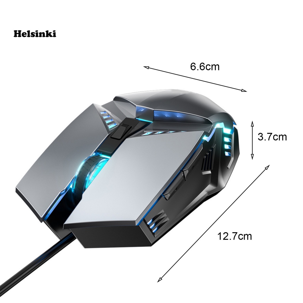 Chuột Quang Chơi Game Có Dây Cáp 1.8m Độ Nhạy Cao