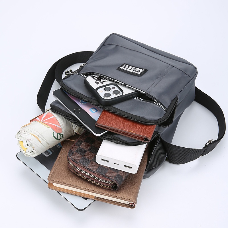 Túi Đeo Chéo Nhiều Ngăn Chống Thấm Nước Thời Trang Cho Nam