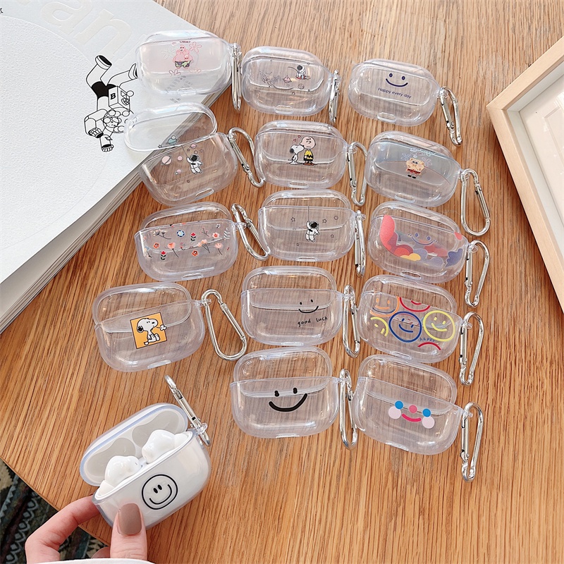 Ốp airpod Biểu cảm chú hề mũi đỏ ba chiều phù hợp với vỏ bảo vệ thế hệ Airpods1/2 Tai nghe Bluetooth thế hệ Apple Pro3 k