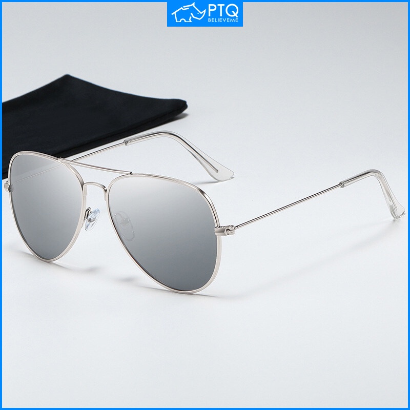 Kính Mát Gọng Thép Phong Cách Cổ Điển Cho Nam Và Nữ