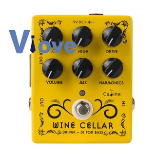 Caline CP-60 Driver+DI for Bass Guitar Pedal Effect Guitar Accessories Mini Pedal Guitar Parts