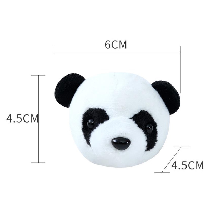 Panda Brooch Plush Toys Lying Panda Cartoon Doll Accessories Schoolbag Clothing Accessories