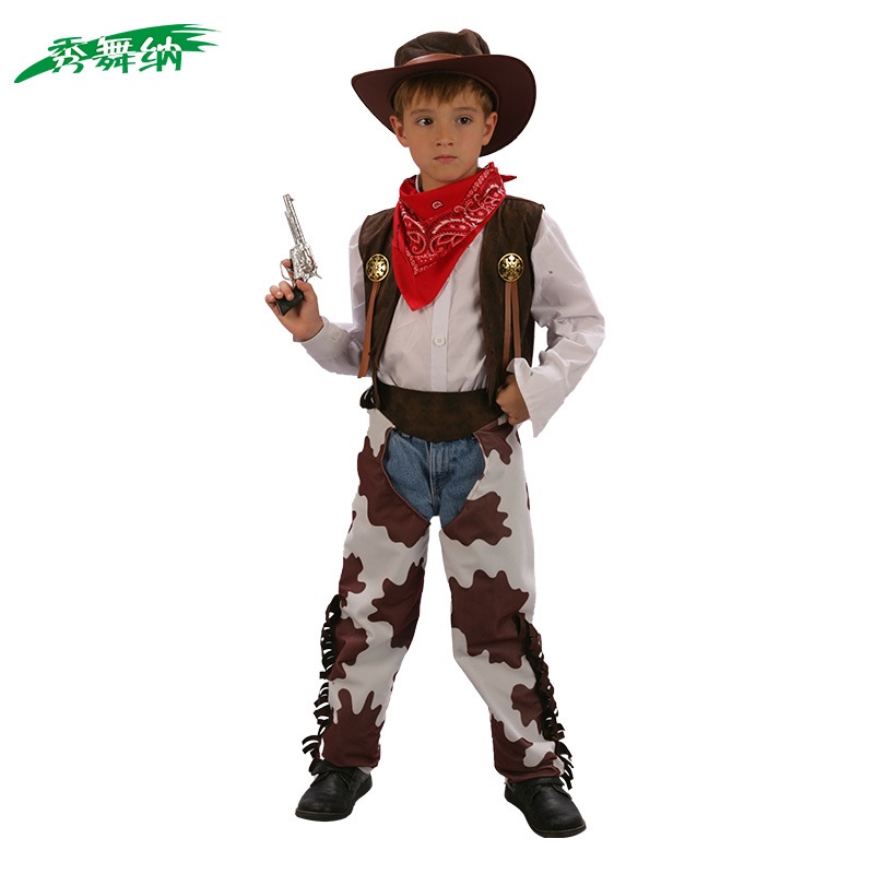 Bộ Đồ Hóa Trang Cao Bồi Phương Tây Cho Bé Trai Hóa Trang Tiệc Tùng / Halloween