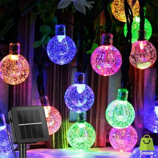 7M 50light ĐÈN DÂY LED BÓNG ĐÈN BI BỌT VÀNG
