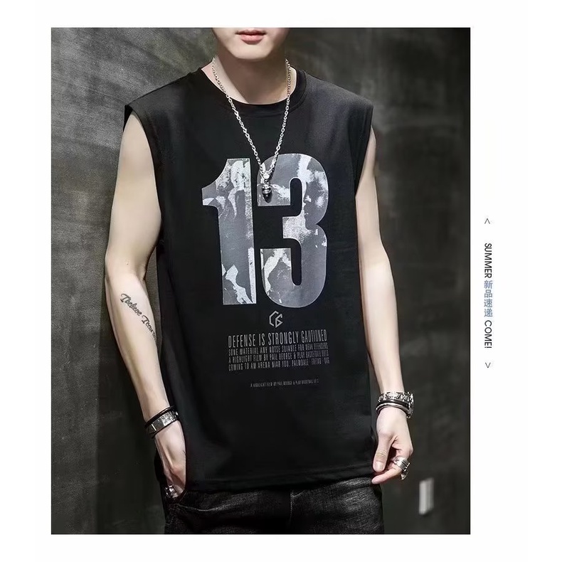 Áo Thun Ba Lỗ In Hình Thời Trang Nam Tính