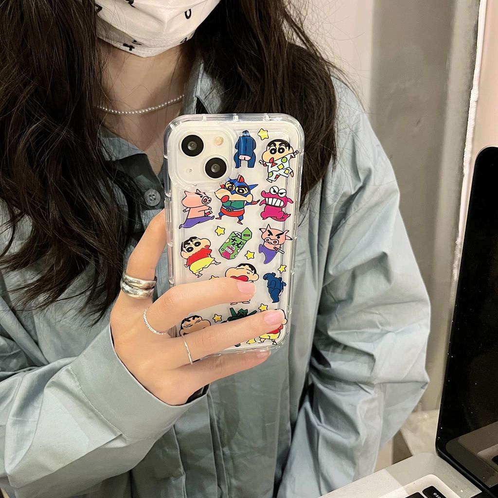 Ốp Điện Thoại TPU Silicone Mềm Trong Suốt Chống Sốc In Hình Cậu Bé Cho IPhone 14 13 11 12 Pro XS Max X XR 7 + 8 Plus