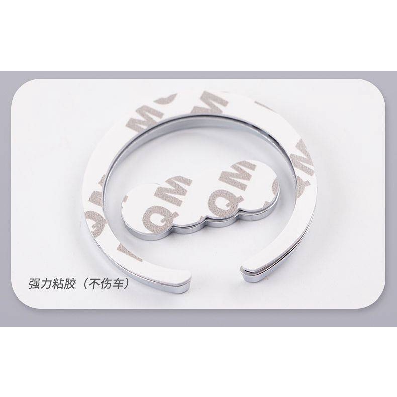 Car 3D Metal Car Badge Sticker Honda Toyota Mercedes Volkswagen Nissan Wheat Car Side Window Body Car Logo Labeling rPsW