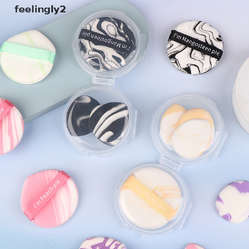 Set 4 Mút Trang Điểm Mềm Mại Có Hộp Đựng Tiện Lợi