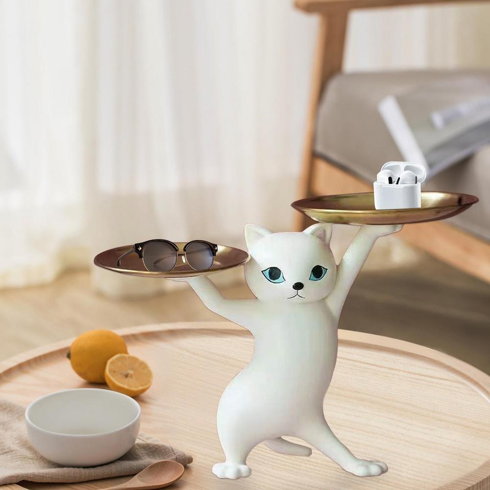 Đĩa Đựng Thức Ăn Vặt Hình Mèo Dễ Thương